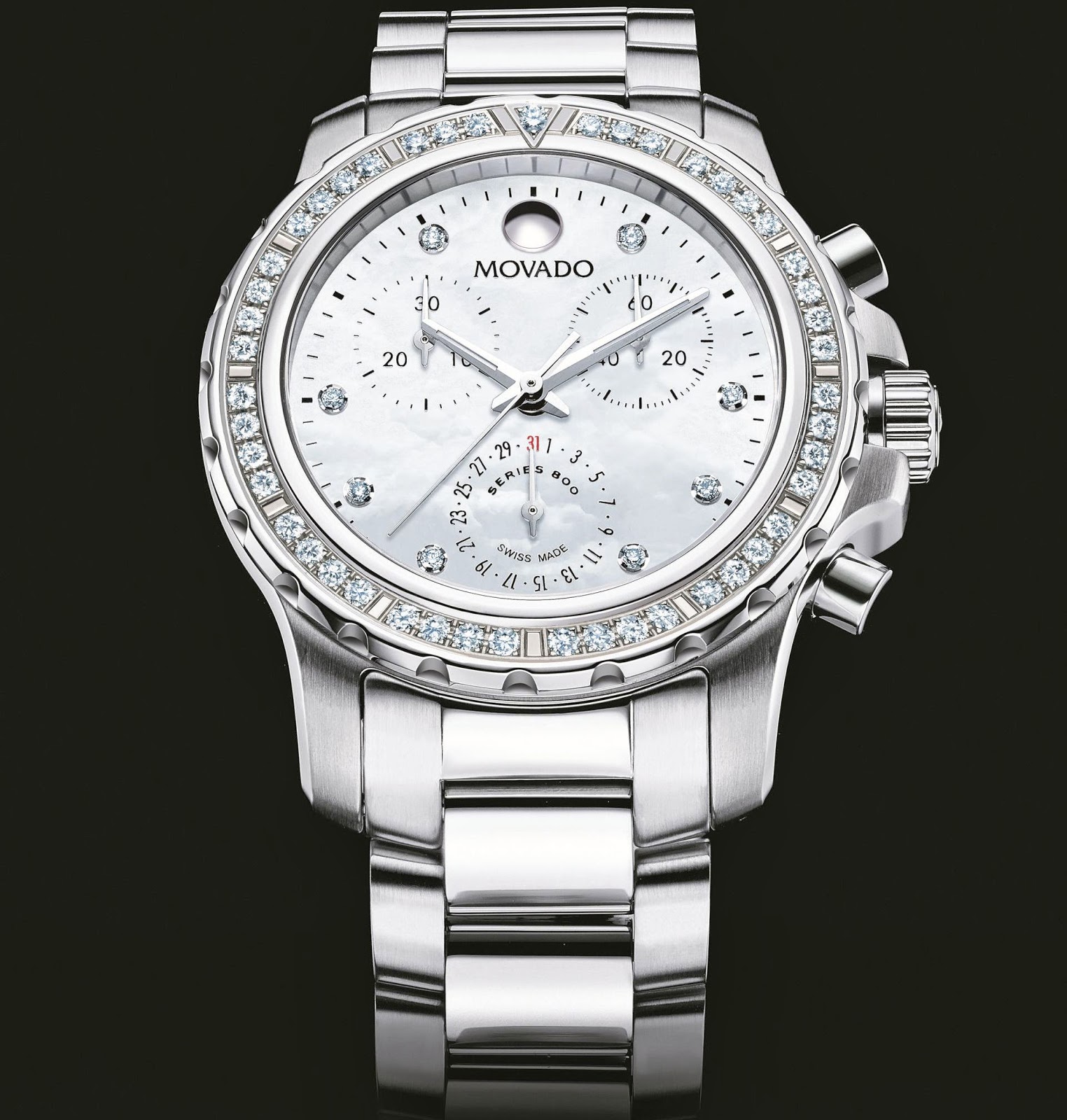 Movado series discount 800 silver